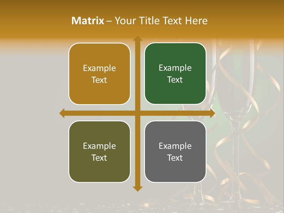 Confetti White Winter PowerPoint Template