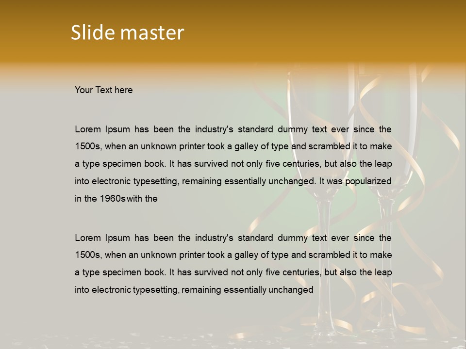 Confetti White Winter PowerPoint Template