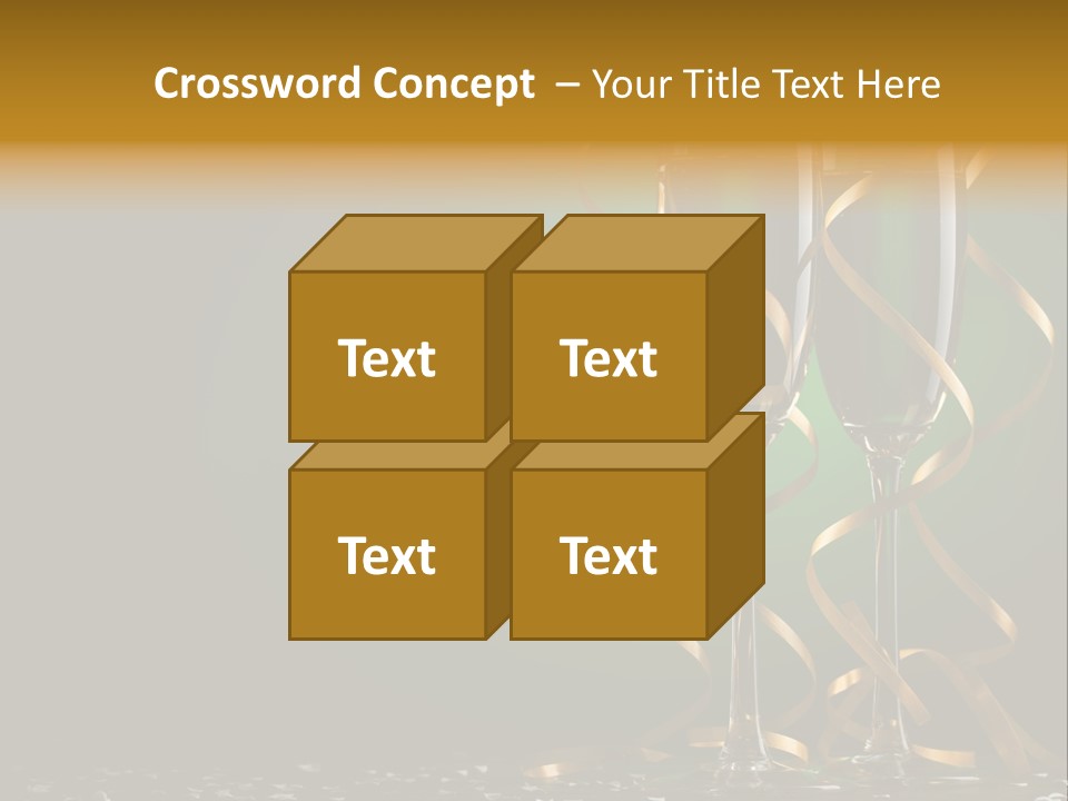 Confetti White Winter PowerPoint Template