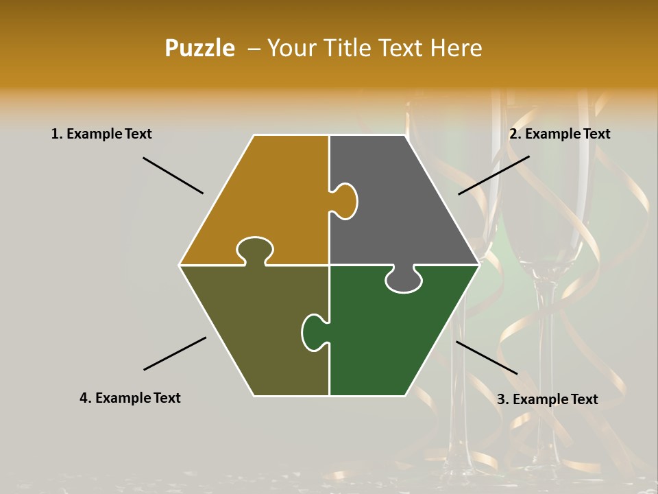 Confetti White Winter PowerPoint Template