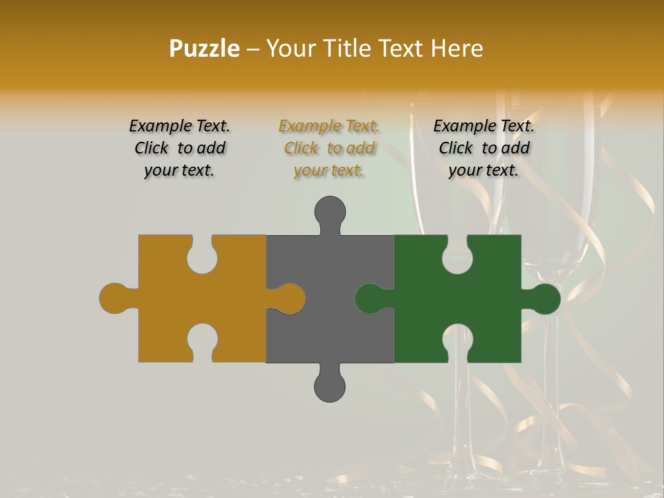 Confetti White Winter PowerPoint Template