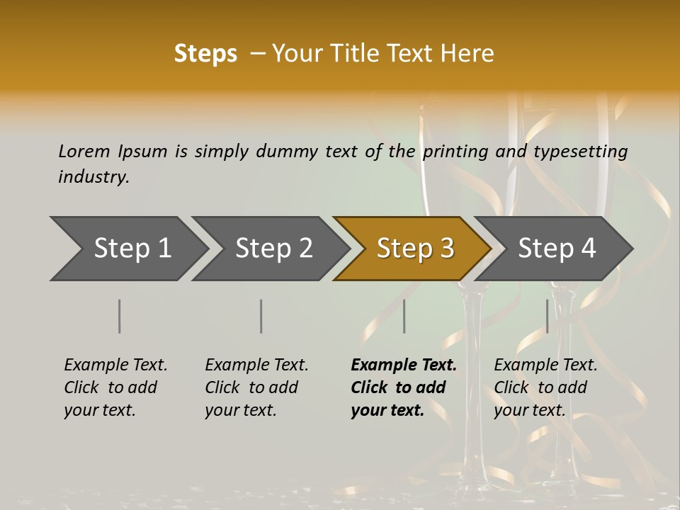 Confetti White Winter PowerPoint Template
