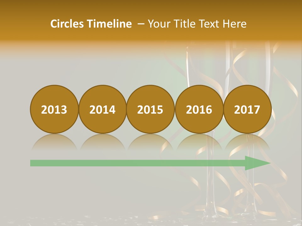 Confetti White Winter PowerPoint Template