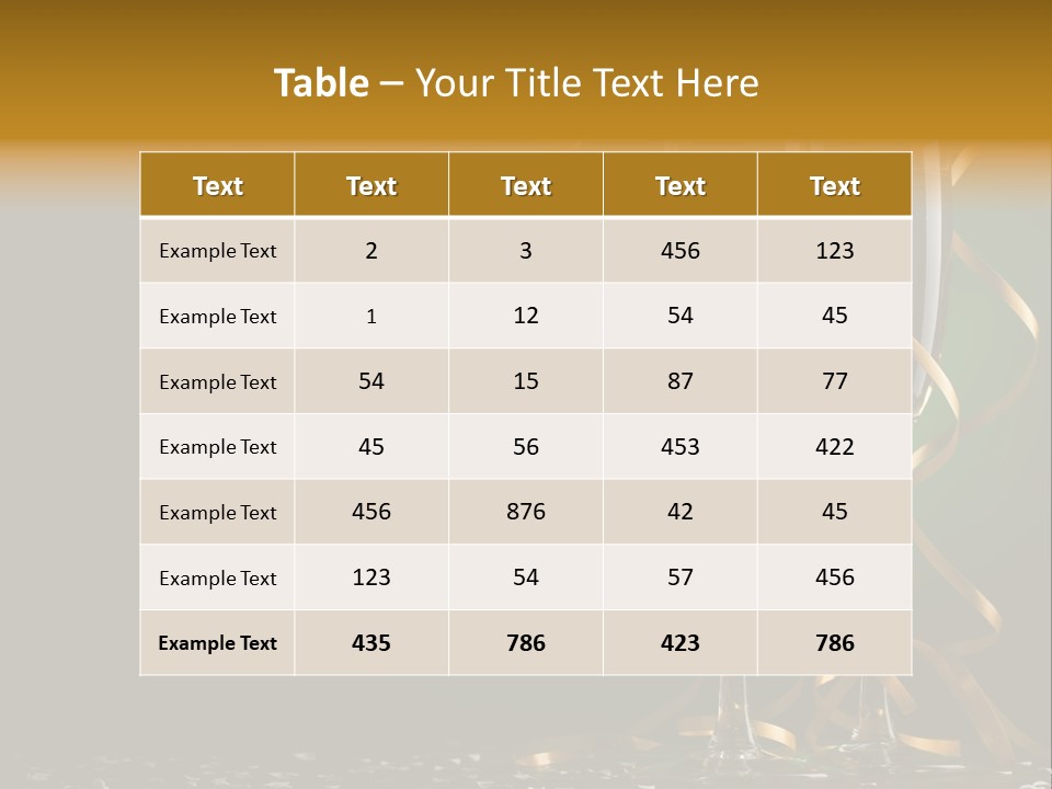 Confetti White Winter PowerPoint Template