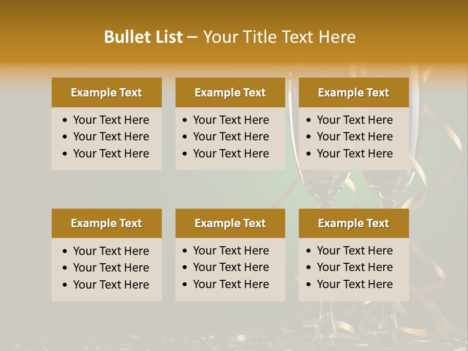 Confetti White Winter PowerPoint Template