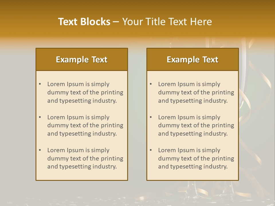 Confetti White Winter PowerPoint Template