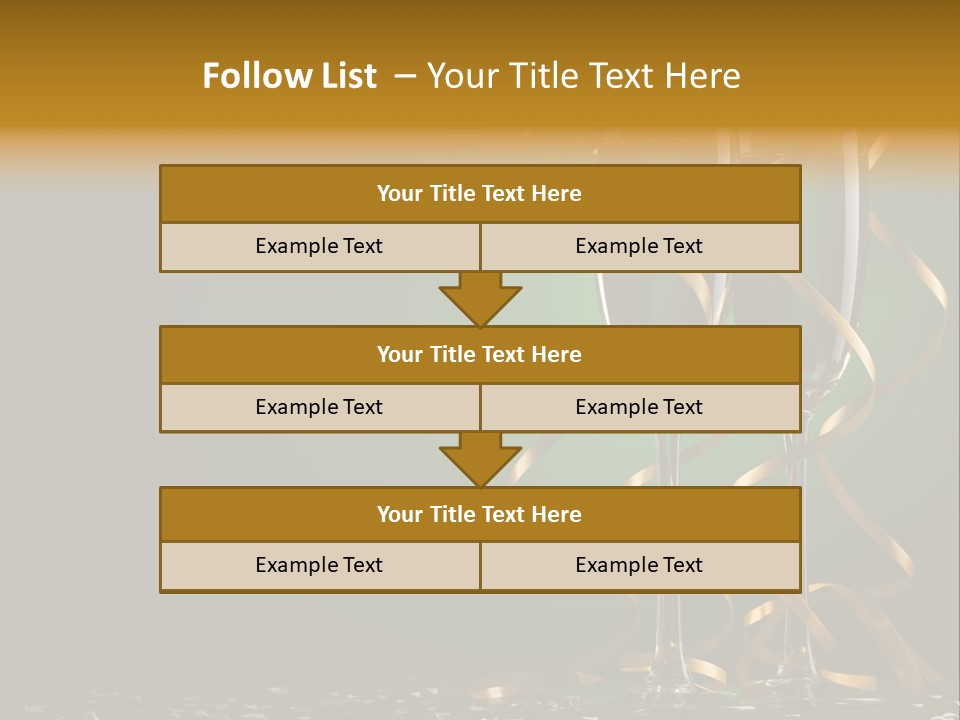 Confetti White Winter PowerPoint Template