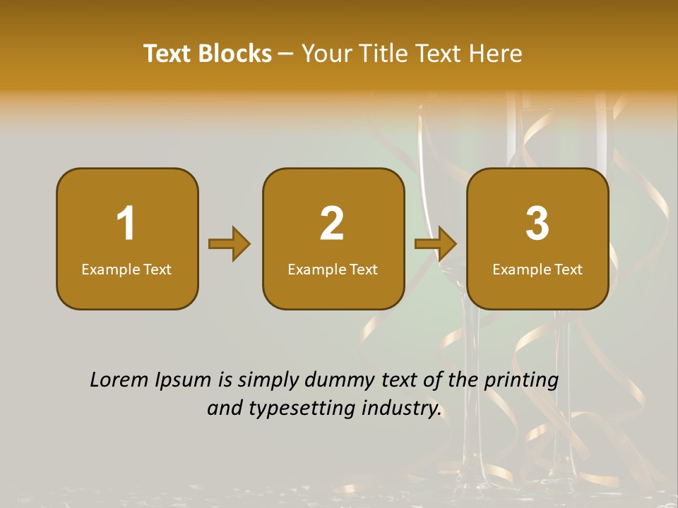 Confetti White Winter PowerPoint Template