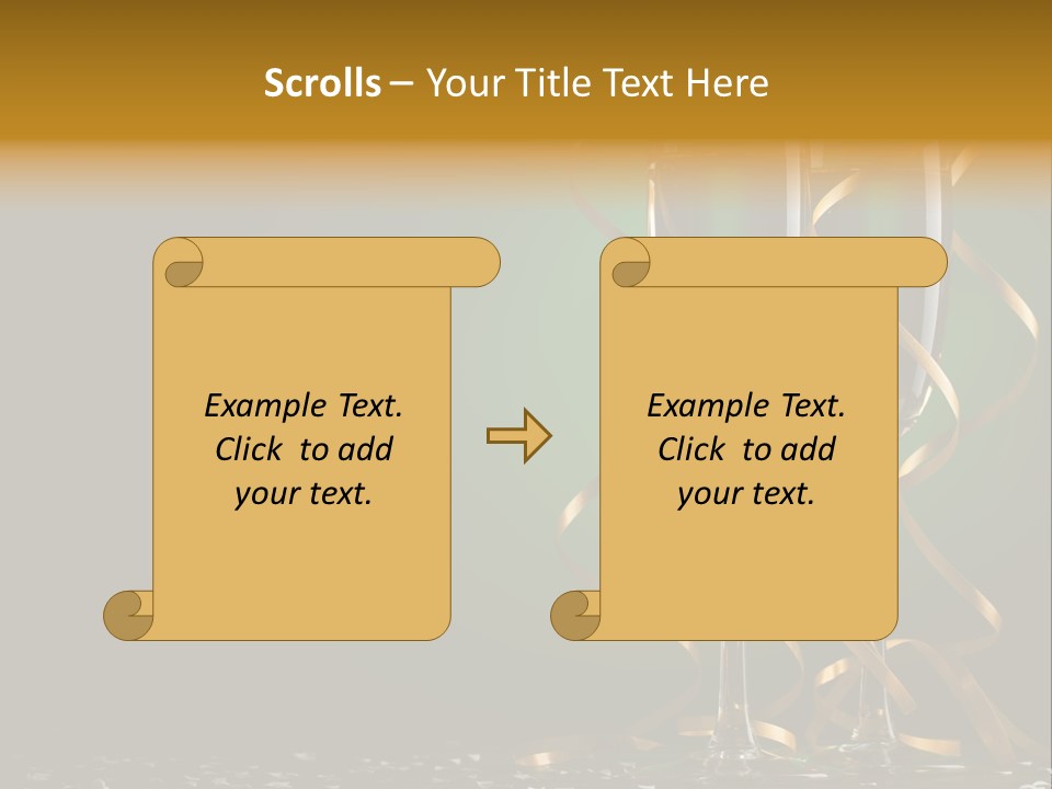 Confetti White Winter PowerPoint Template