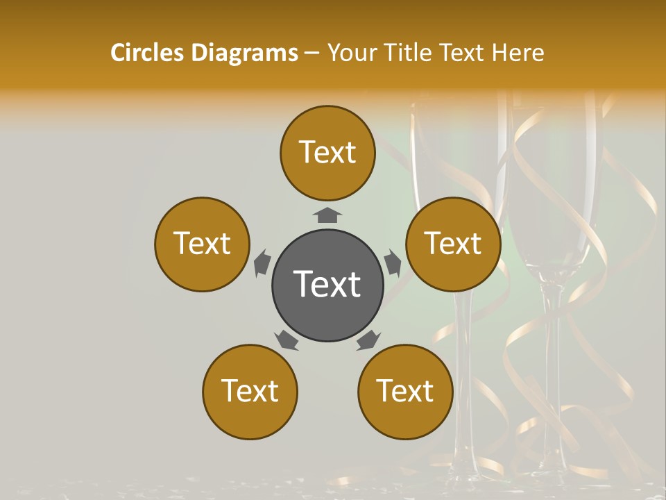 Confetti White Winter PowerPoint Template