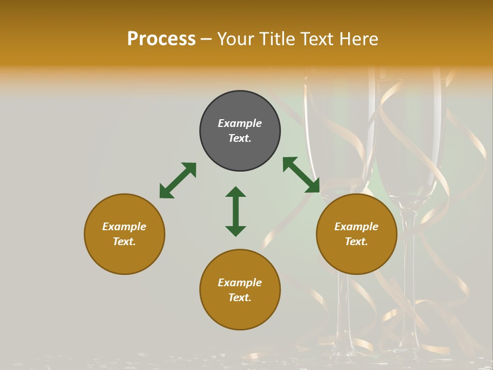 Confetti White Winter PowerPoint Template