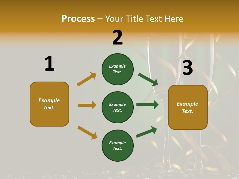 Confetti White Winter PowerPoint Template