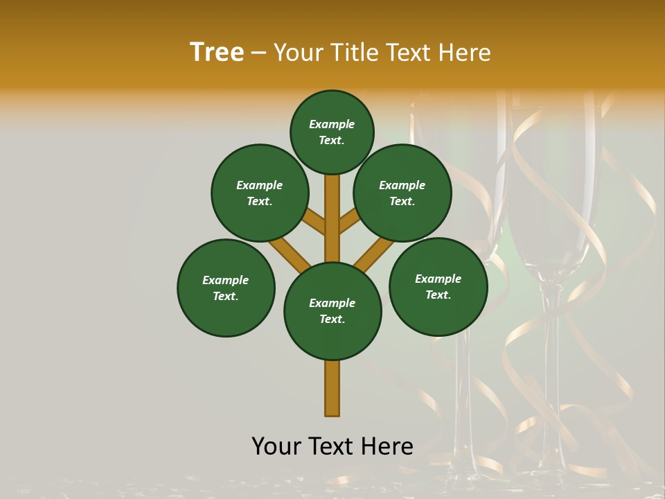 Confetti White Winter PowerPoint Template