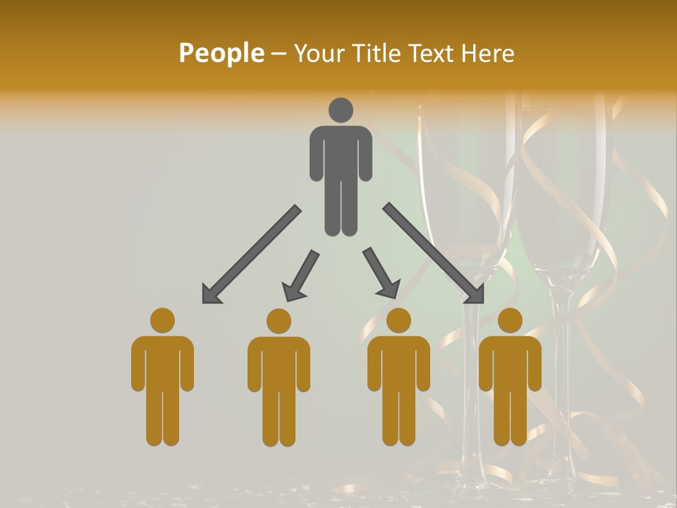 Confetti White Winter PowerPoint Template