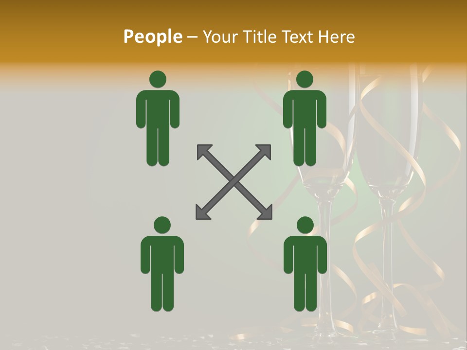 Confetti White Winter PowerPoint Template