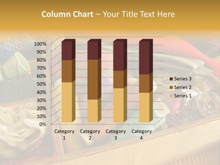 Twisted Thread Textile Processing Wood Box PowerPoint Template