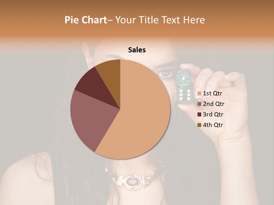 Debts Luck Gamble PowerPoint Template