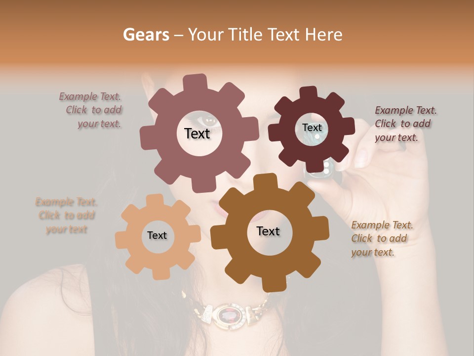 Debts Luck Gamble PowerPoint Template