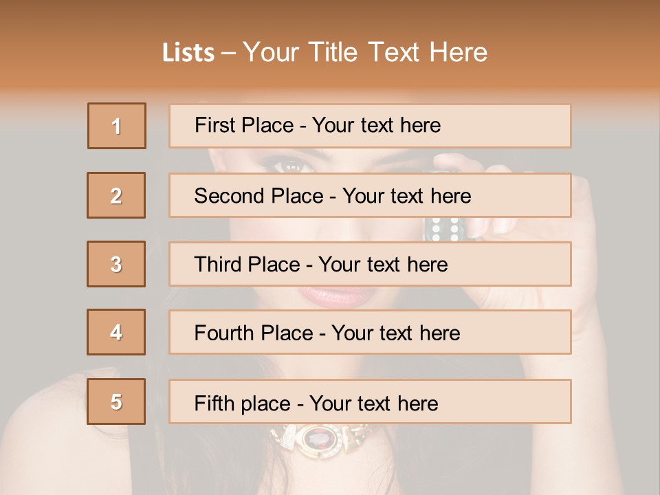 Debts Luck Gamble PowerPoint Template