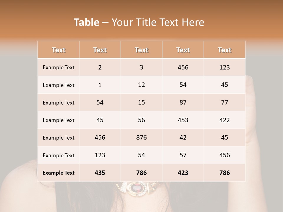Debts Luck Gamble PowerPoint Template