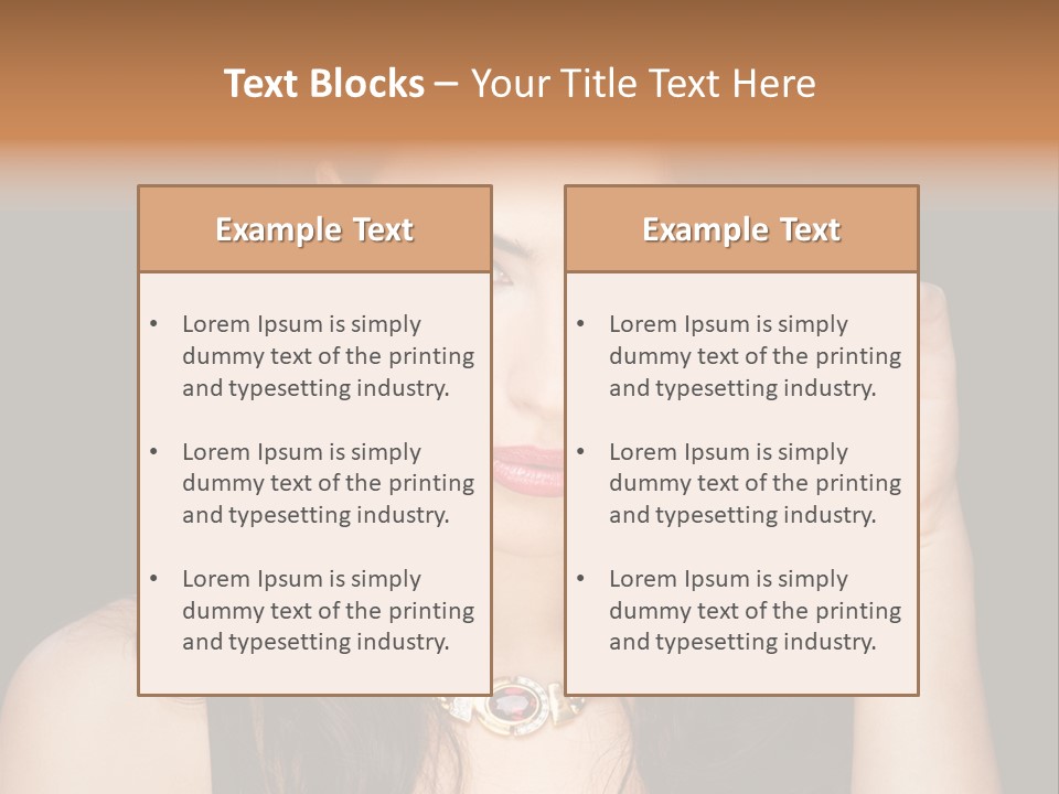 Debts Luck Gamble PowerPoint Template