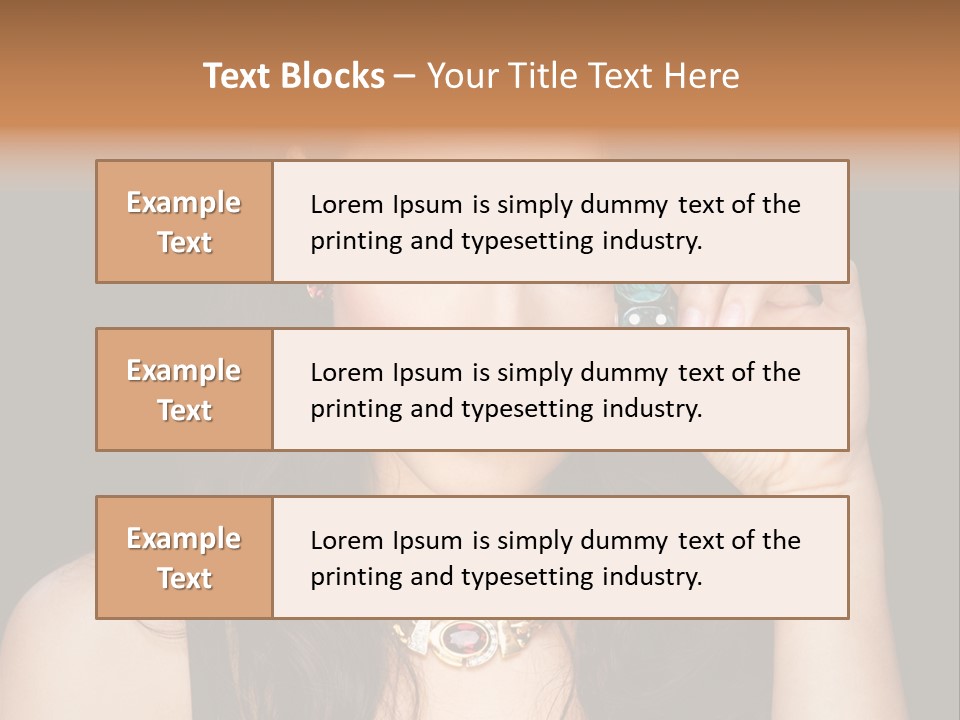 Debts Luck Gamble PowerPoint Template