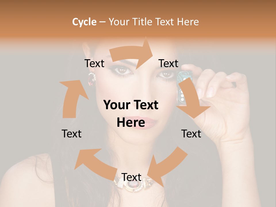 Debts Luck Gamble PowerPoint Template