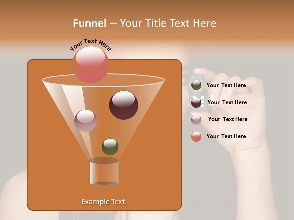 Debts Luck Gamble PowerPoint Template