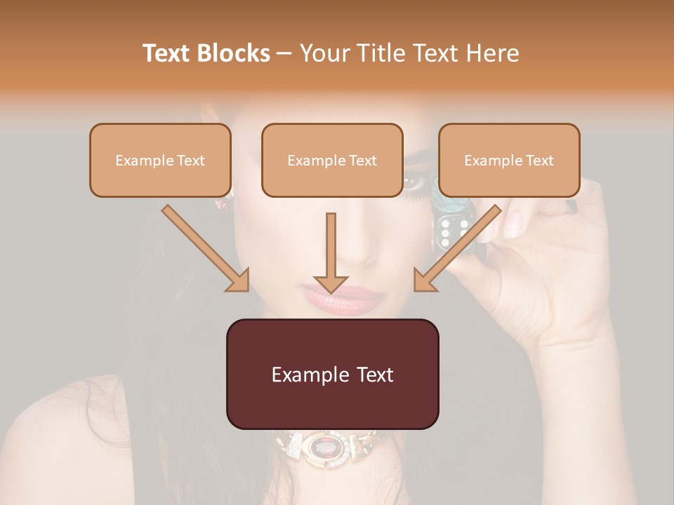 Debts Luck Gamble PowerPoint Template