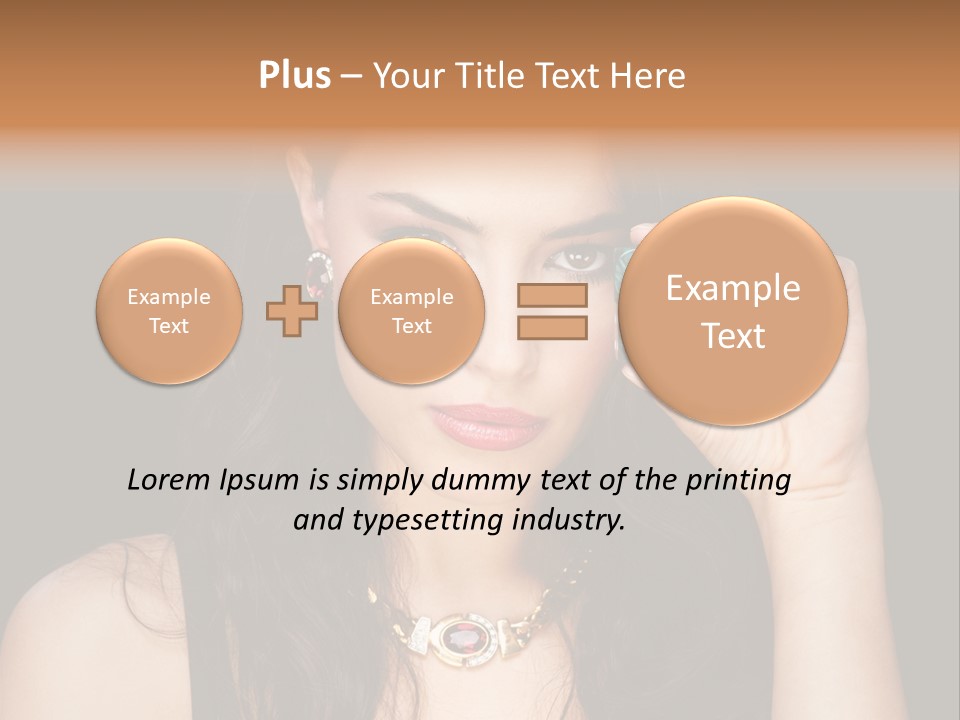 Debts Luck Gamble PowerPoint Template