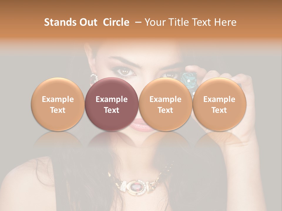 Debts Luck Gamble PowerPoint Template