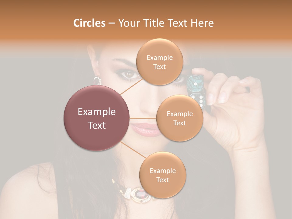 Debts Luck Gamble PowerPoint Template