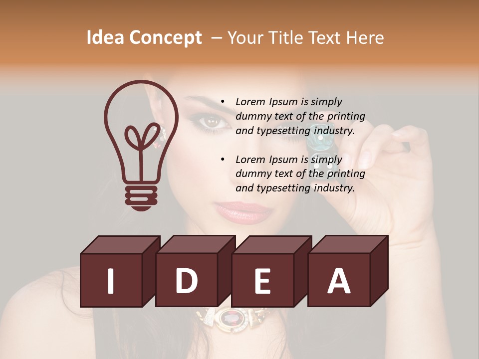 Debts Luck Gamble PowerPoint Template