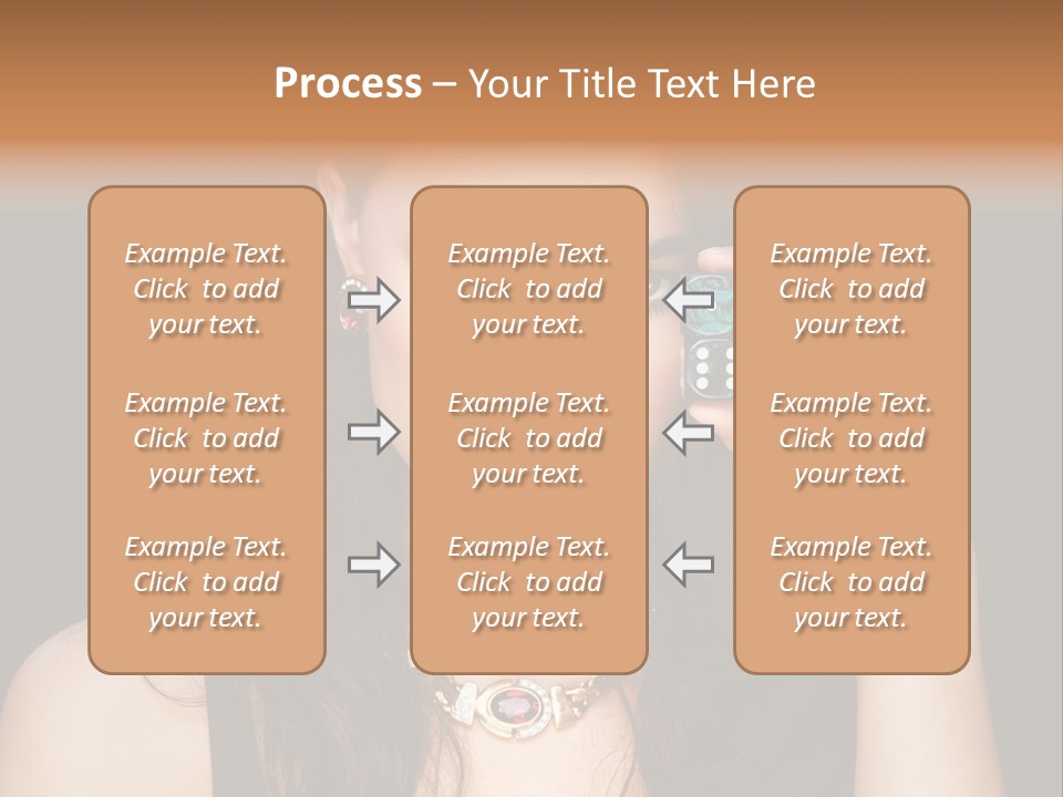 Debts Luck Gamble PowerPoint Template