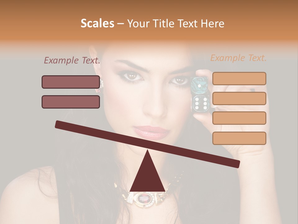 Debts Luck Gamble PowerPoint Template