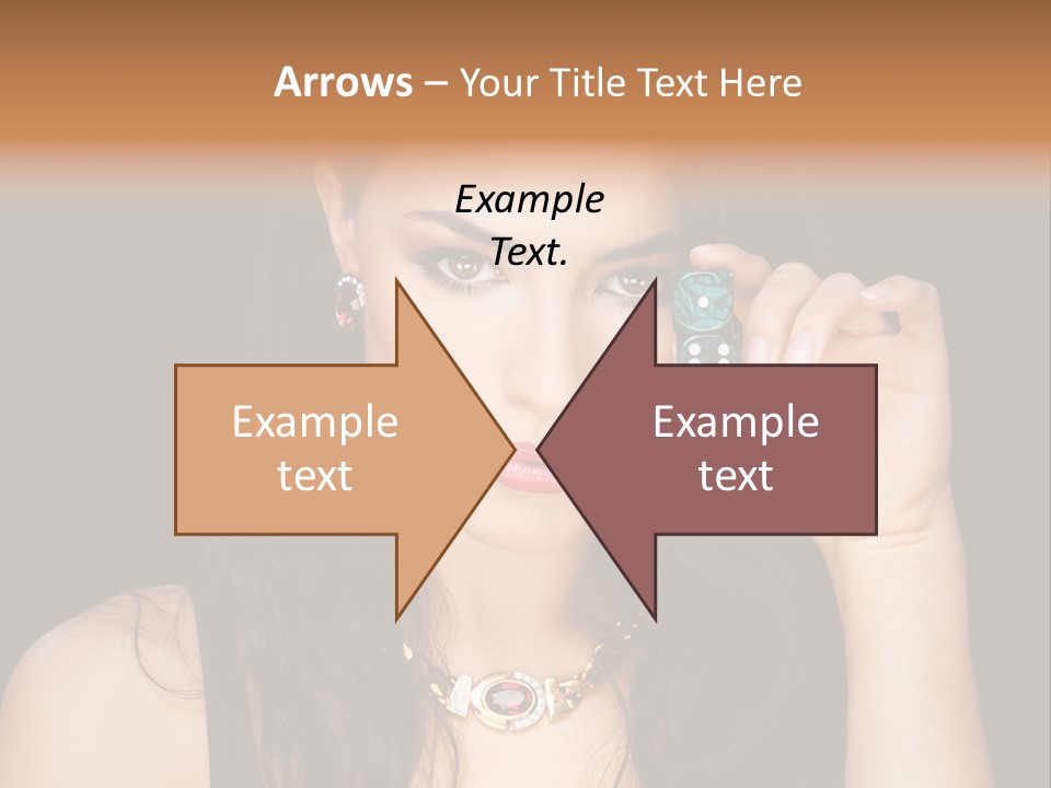 Debts Luck Gamble PowerPoint Template