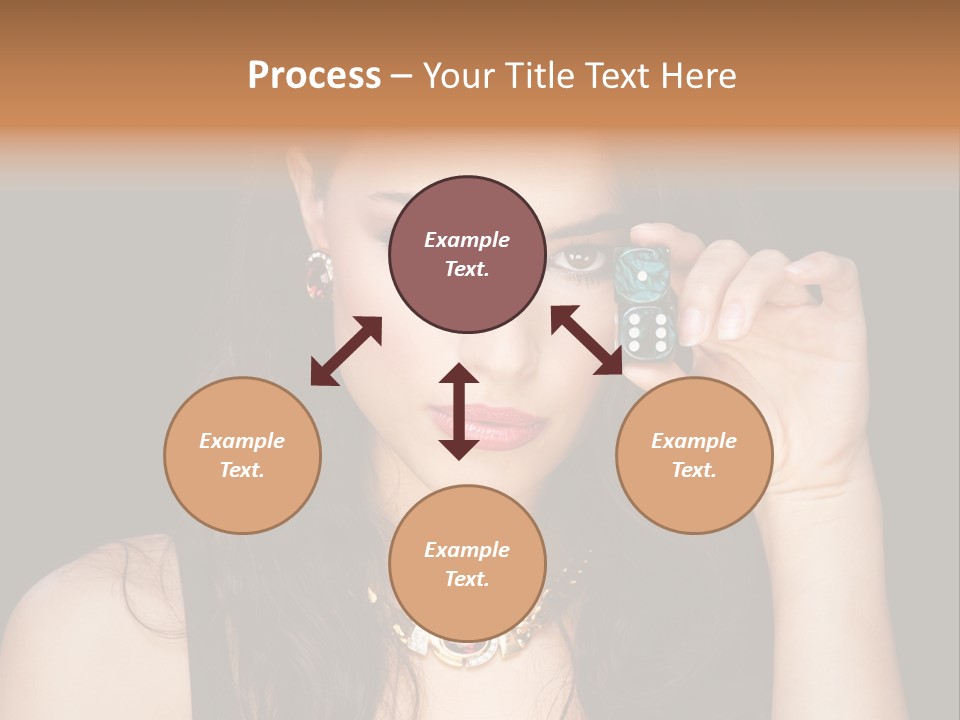 Debts Luck Gamble PowerPoint Template