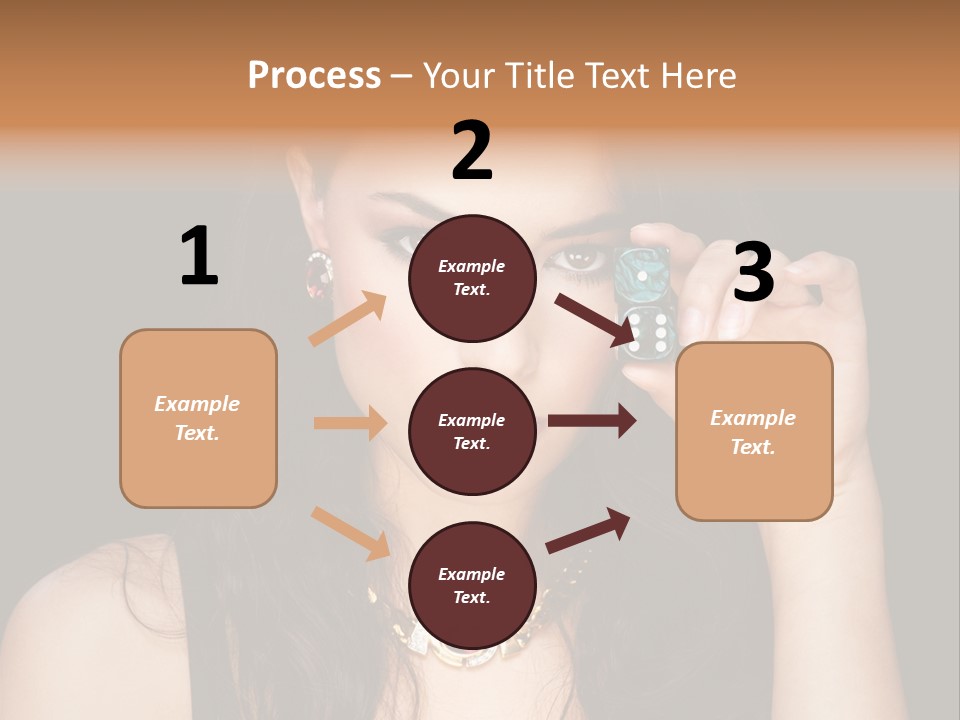 Debts Luck Gamble PowerPoint Template