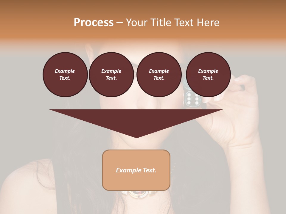 Debts Luck Gamble PowerPoint Template