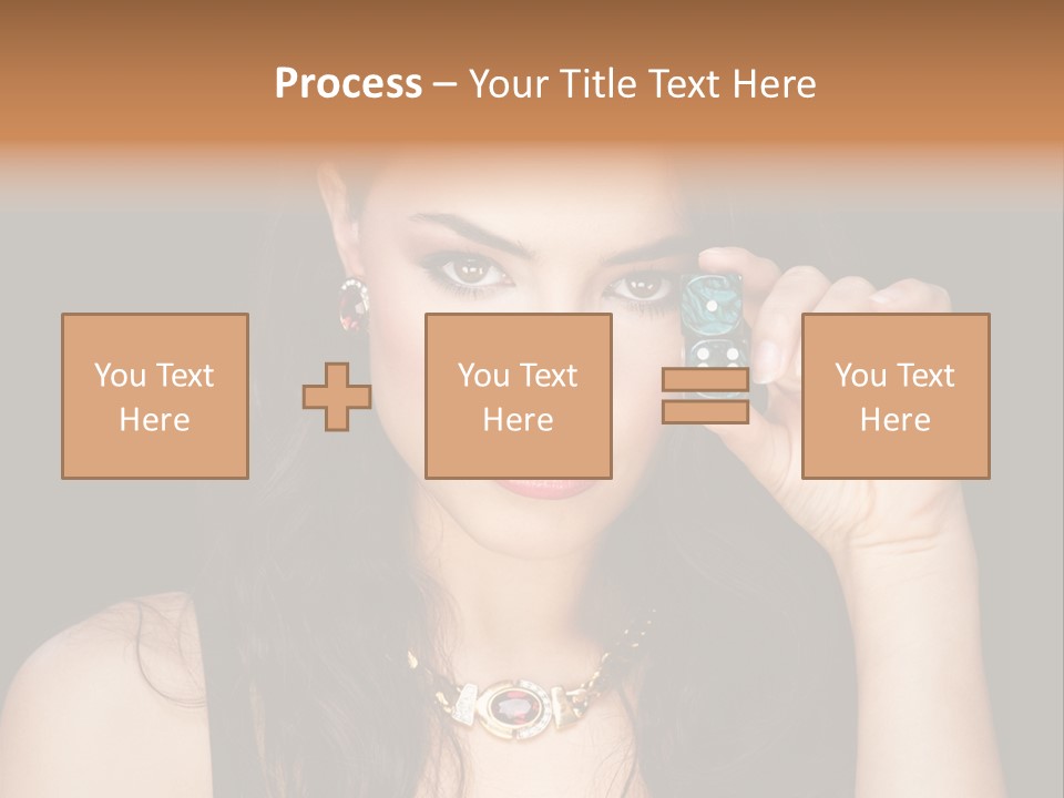 Debts Luck Gamble PowerPoint Template