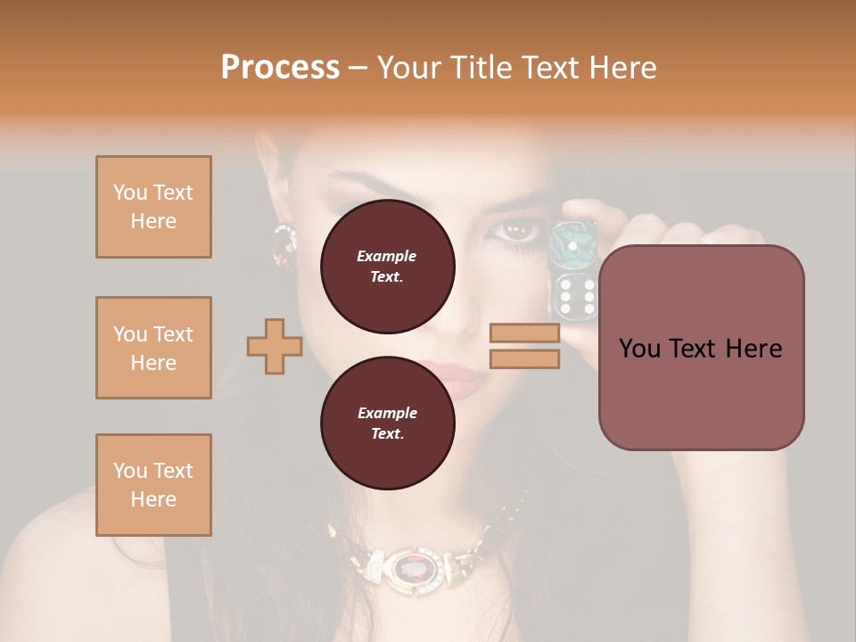 Debts Luck Gamble PowerPoint Template