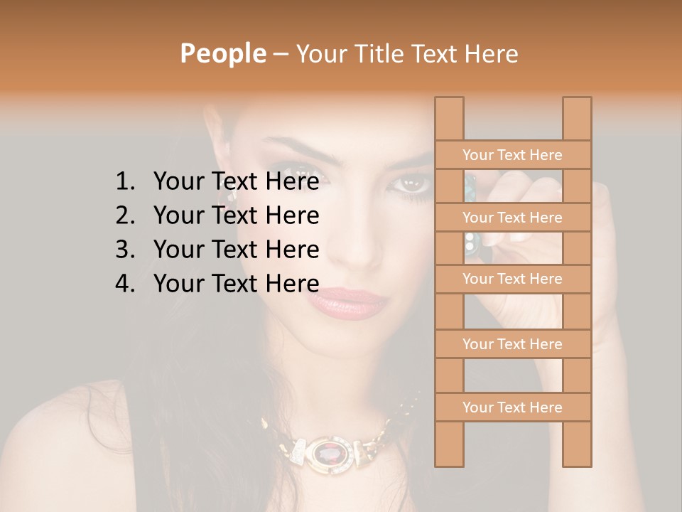 Debts Luck Gamble PowerPoint Template