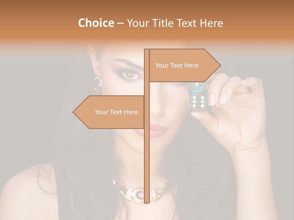 Debts Luck Gamble PowerPoint Template