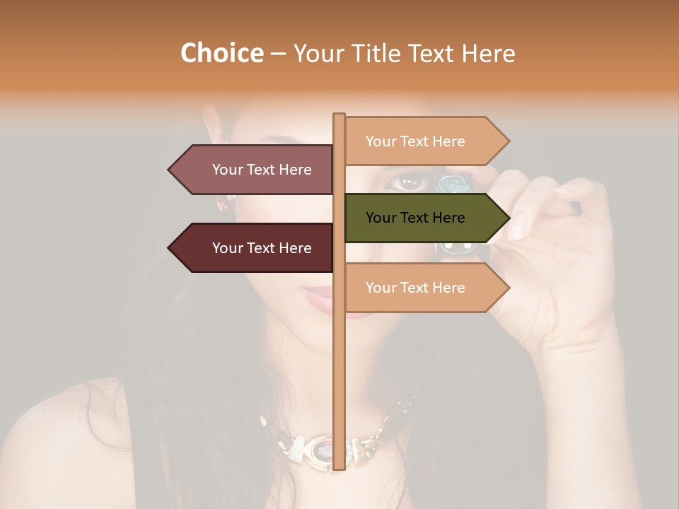 Debts Luck Gamble PowerPoint Template