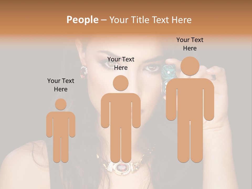 Debts Luck Gamble PowerPoint Template