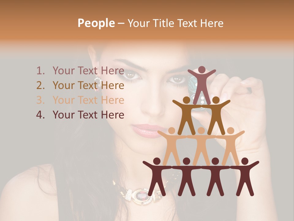 Debts Luck Gamble PowerPoint Template