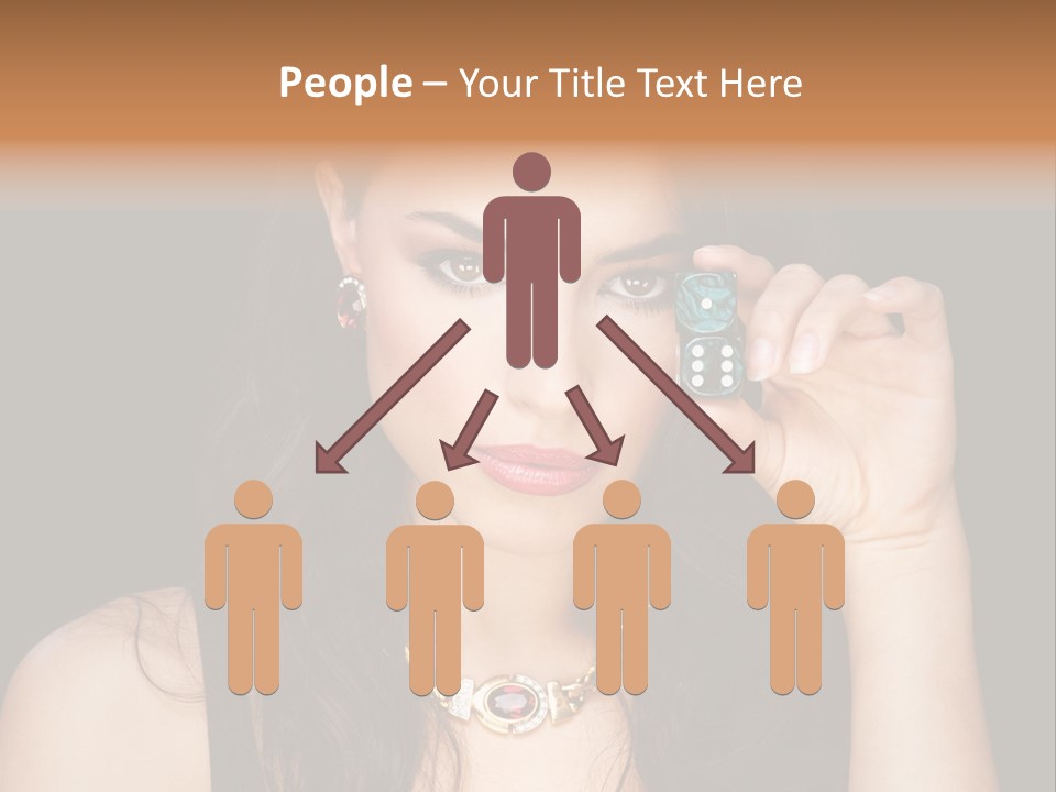 Debts Luck Gamble PowerPoint Template