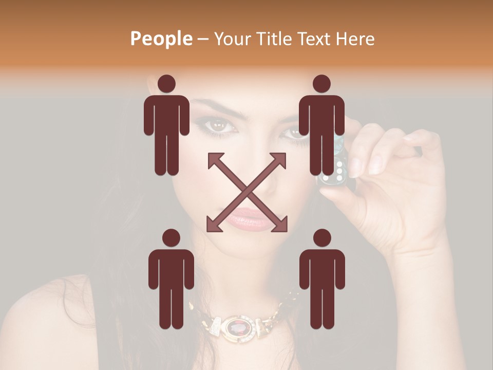 Debts Luck Gamble PowerPoint Template