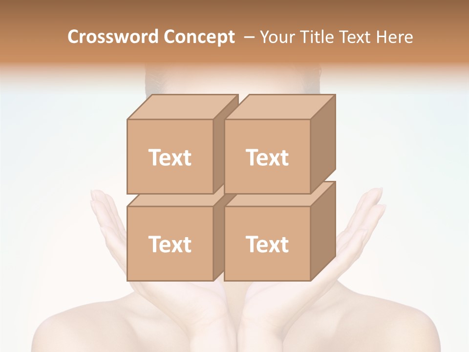 Female Girl Pretty PowerPoint Template