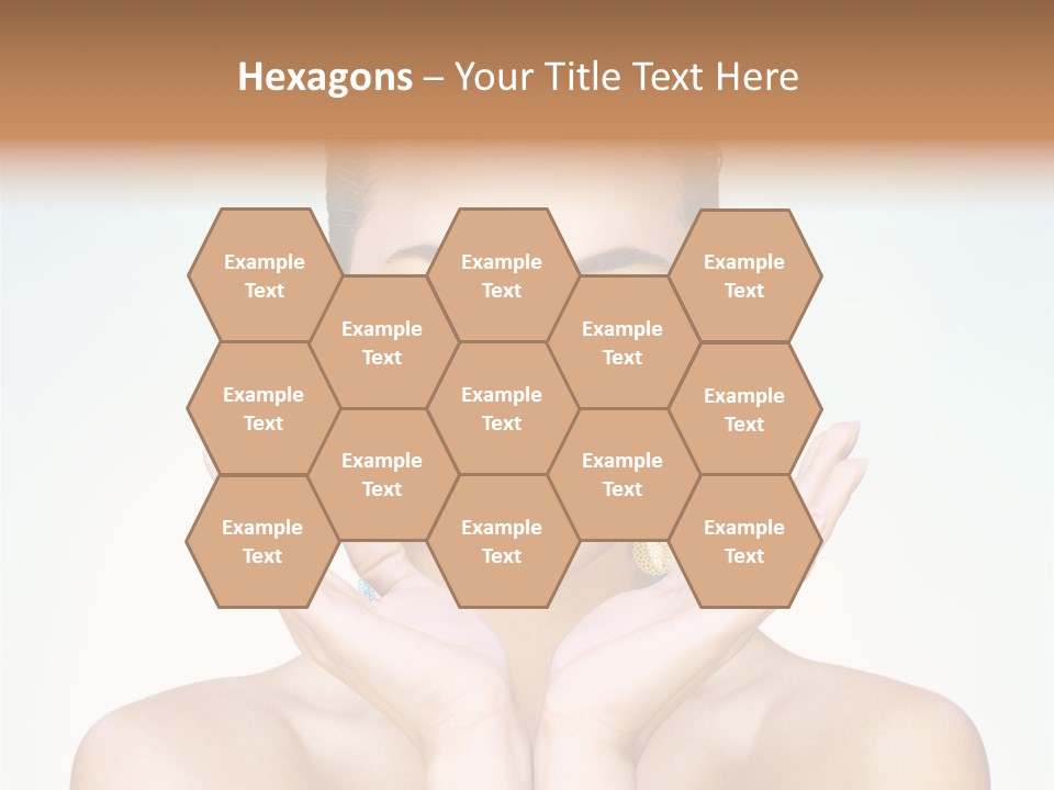 Female Girl Pretty PowerPoint Template